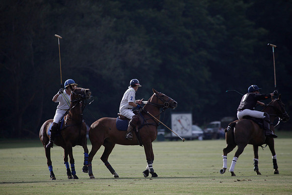 Summit v Combe Place in a West Sussex Cup polo match played on River at Cowdray Park Polo Club on Tuesday 21 August 2012