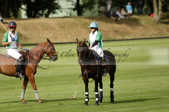 Jaeger Le Coultre (black)  v Wairakei Pastoral (white) in a Jaeger Le Coultre Holden White Cup polo match played on 29 July 2013 at Cowdray Park Polo Club on Brooksfieldwww.polopictures.co.uk