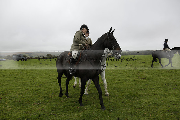 Devon & Somerset Staghounds meet at Larkbarrow Corner. North Devon. 2013.10.18 www.polopictures.co.uk