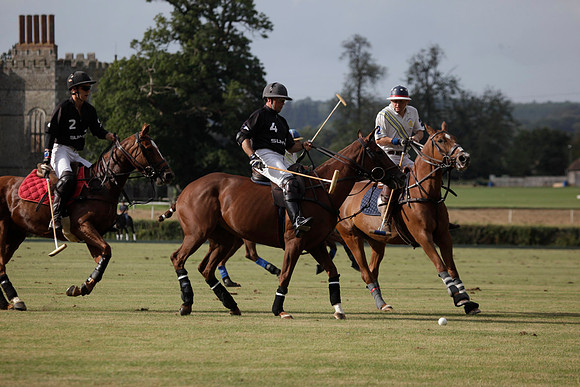 Summit v Combe Place in a West Sussex Cup polo match played on River at Cowdray Park Polo Club on Tuesday 21 August 2012