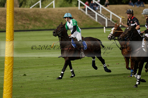 Jaeger Le Coultre (black)  v Wairakei Pastoral (white) in a Jaeger Le Coultre Holden White Cup polo match played on 29 July 2013 at Cowdray Park Polo Club on Brooksfieldwww.polopictures.co.uk