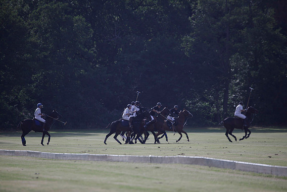 Summit v Combe Place in a West Sussex Cup polo match played on River at Cowdray Park Polo Club on Tuesday 21 August 2012