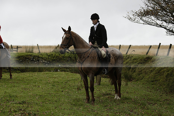 Devon & Somerset Staghounds meet at Larkbarrow Corner. North Devon. 2013.10.18 www.polopictures.co.uk