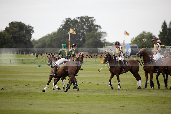 Maiz Dulce v Combe in a Brecknock Cup polo match played on Ambersham 2 at Cowdray Park Polo Club on Friday 17 August 2012