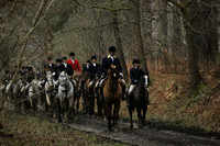 Chiddingfold Leconfield and Cowdray Hunt meet at The Spread Eagle Hotel 2015.01.01