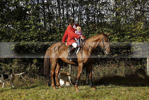 Devon & Somerset StagHounds meet at Five Cross Ways on Thursday 17 October 2013. 2013.10.17 www.polopictures.co.uk