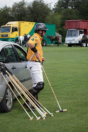 Montana v Maiz Dulce in the Uber 12 goal Final polo match played on Lawns 1 at Cowdray Park Polo Club on Sunday 26 August 2012