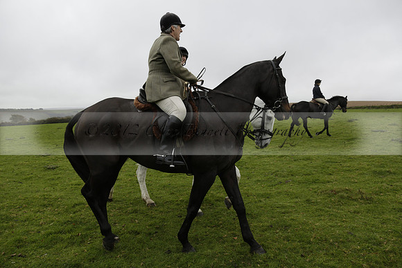 Devon & Somerset Staghounds meet at Larkbarrow Corner. North Devon. 2013.10.18 www.polopictures.co.uk