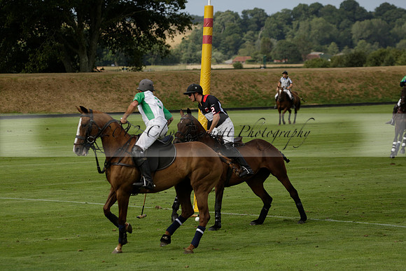 Jaeger Le Coultre (black)  v Wairakei Pastoral (white) in a Jaeger Le Coultre Holden White Cup polo match played on 29 July 2013 at Cowdray Park Polo Club on Brooksfieldwww.polopictures.co.uk