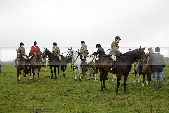 Devon & Somerset Staghounds meet at Larkbarrow Corner. North Devon. 2013.10.18 www.polopictures.co.uk