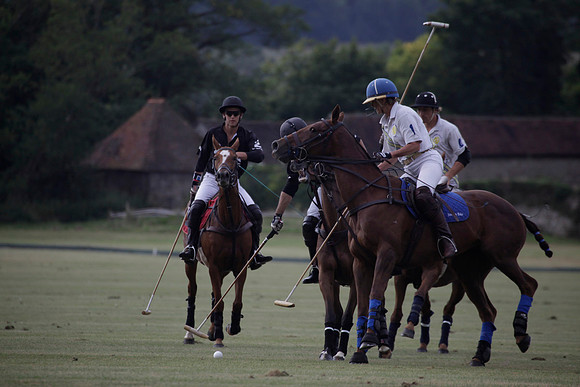 Summit v Combe Place in a West Sussex Cup polo match played on River at Cowdray Park Polo Club on Tuesday 21 August 2012