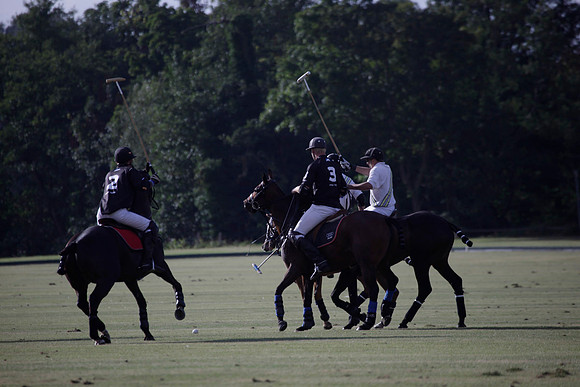 Summit v Combe Place in a West Sussex Cup polo match played on River at Cowdray Park Polo Club on Tuesday 21 August 2012