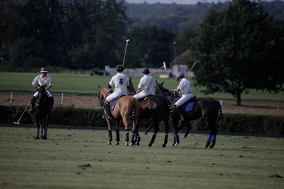 Summit v Combe Place in a West Sussex Cup polo match played on River at Cowdray Park Polo Club on Tuesday 21 August 2012
