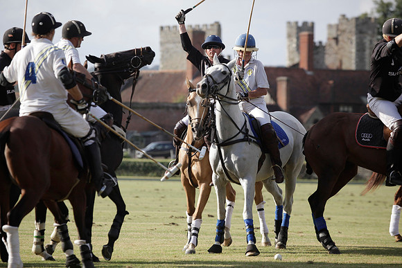 Summit v Combe Place in a West Sussex Cup polo match played on River at Cowdray Park Polo Club on Tuesday 21 August 2012
