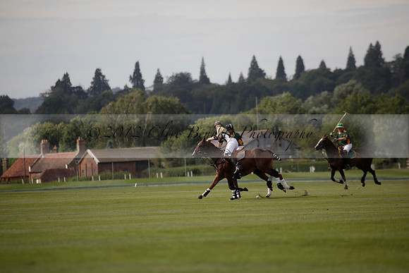 Maiz Dulce v Combe in a Brecknock Cup polo match played on Ambersham 2 at Cowdray Park Polo Club on Friday 17 August 2012