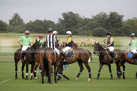 Ziani v Stonehurst Black in a West Sussex Cup polo match on Satu