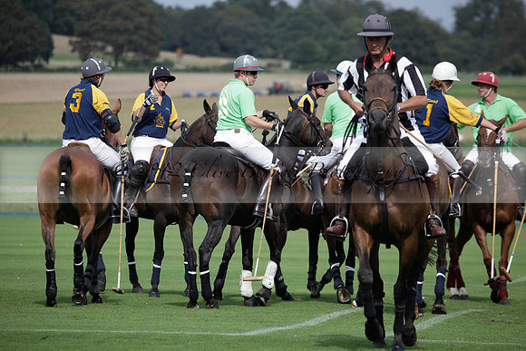 Ziani v Stonehurst Black in a West Sussex Cup polo match on Satu