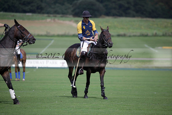 Ziani v Stonehurst Black in a West Sussex Cup polo match on Satu