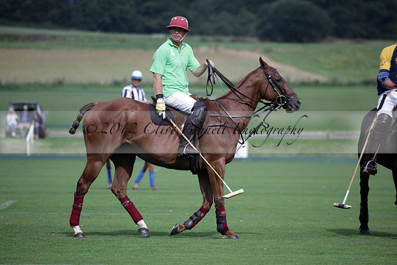 Ziani v Stonehurst Black in a West Sussex Cup polo match on Satu