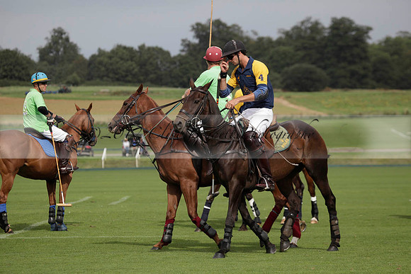 Ziani v Stonehurst Black in a West Sussex Cup polo match on Satu