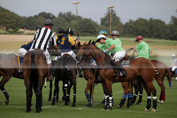 Ziani v Stonehurst Black in a West Sussex Cup polo match on Satu