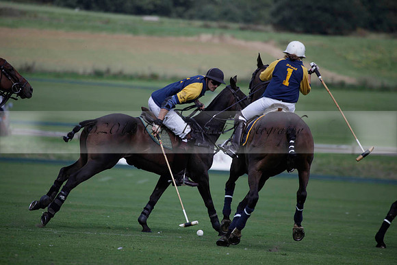Ziani v Stonehurst Black in a West Sussex Cup polo match on Satu
