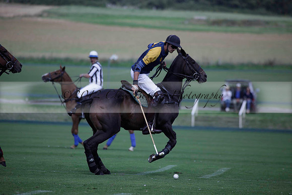 Ziani v Stonehurst Black in a West Sussex Cup polo match on Satu