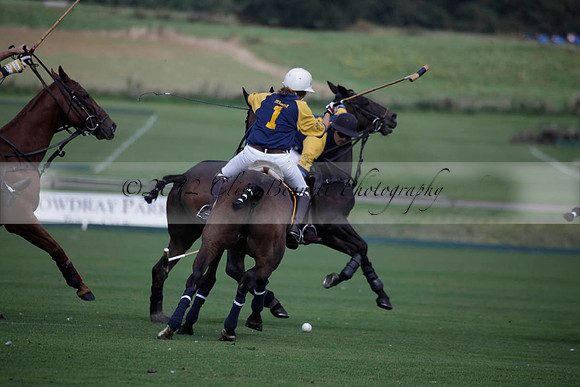 Ziani v Stonehurst Black in a West Sussex Cup polo match on Satu