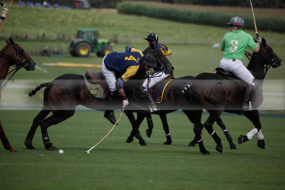 Ziani v Stonehurst Black in a West Sussex Cup polo match on Satu