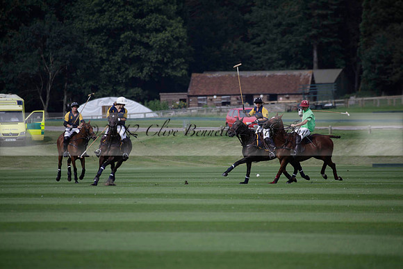 Ziani v Stonehurst Black in a West Sussex Cup polo match on Satu