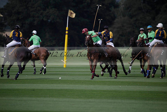 Ziani v Stonehurst Black in a West Sussex Cup polo match on Satu