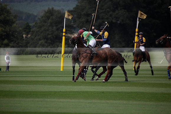 Ziani v Stonehurst Black in a West Sussex Cup polo match on Satu
