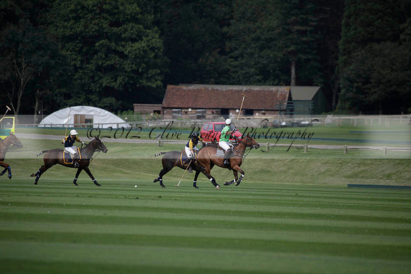 Ziani v Stonehurst Black in a West Sussex Cup polo match on Satu