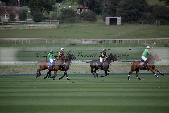 Ziani v Stonehurst Black in a West Sussex Cup polo match on Satu