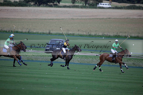 Ziani v Stonehurst Black in a West Sussex Cup polo match on Satu