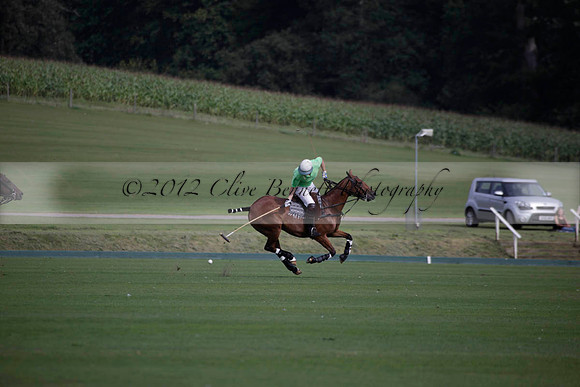 Ziani v Stonehurst Black in a West Sussex Cup polo match on Satu