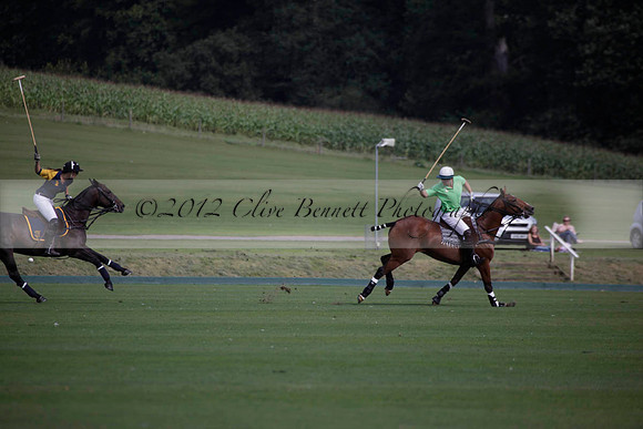 Ziani v Stonehurst Black in a West Sussex Cup polo match on Satu