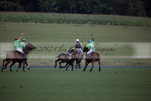 Ziani v Stonehurst Black in a West Sussex Cup polo match on Satu