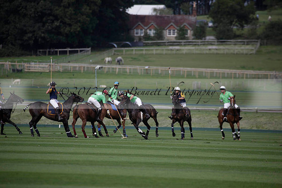 Ziani v Stonehurst Black in a West Sussex Cup polo match on Satu