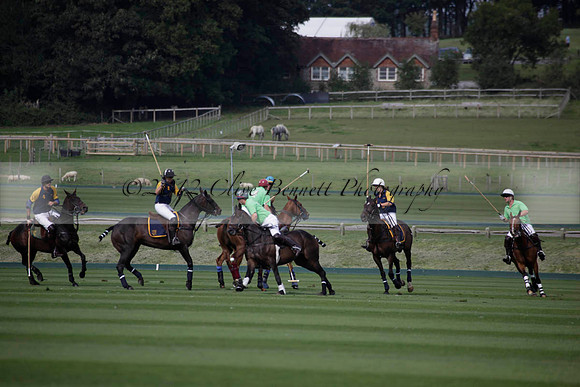 Ziani v Stonehurst Black in a West Sussex Cup polo match on Satu