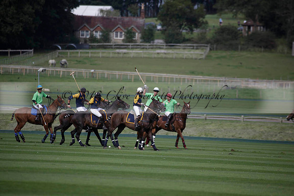 Ziani v Stonehurst Black in a West Sussex Cup polo match on Satu
