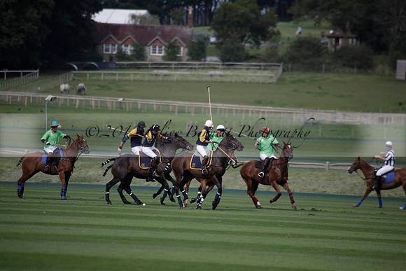 Ziani v Stonehurst Black in a West Sussex Cup polo match on Satu