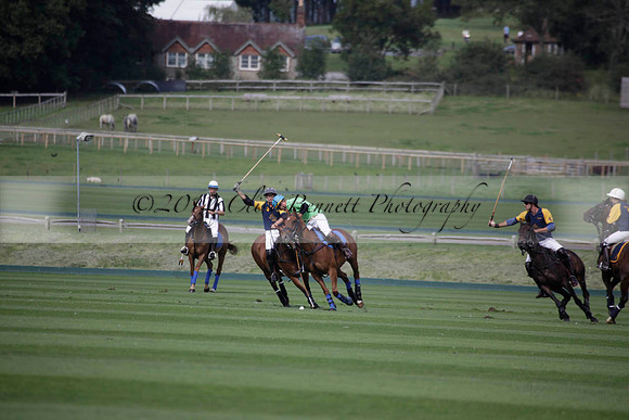 Ziani v Stonehurst Black in a West Sussex Cup polo match on Satu