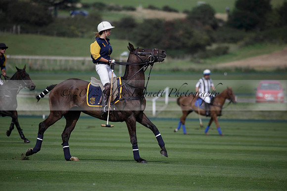 Ziani v Stonehurst Black in a West Sussex Cup polo match on Satu