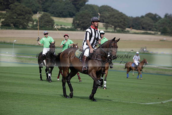Ziani v Stonehurst Black in a West Sussex Cup polo match on Satu
