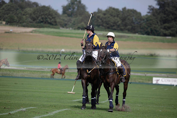 Ziani v Stonehurst Black in a West Sussex Cup polo match on Satu