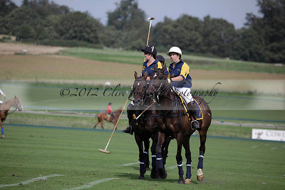 Ziani v Stonehurst Black in a West Sussex Cup polo match on Satu