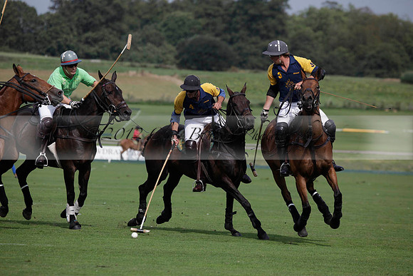 Ziani v Stonehurst Black in a West Sussex Cup polo match on Satu