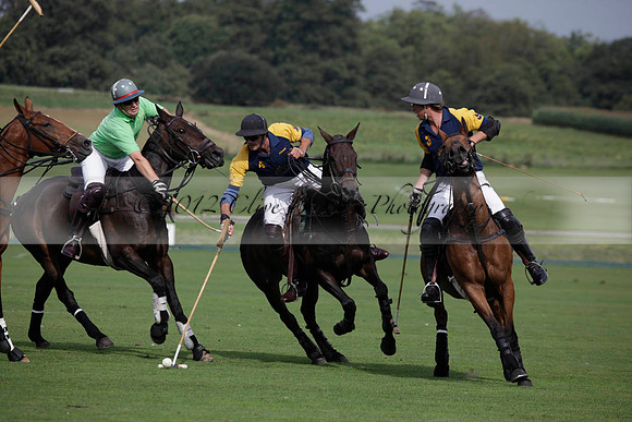Ziani v Stonehurst Black in a West Sussex Cup polo match on Satu
