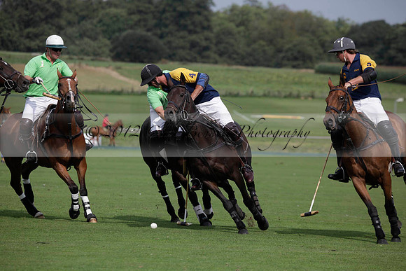Ziani v Stonehurst Black in a West Sussex Cup polo match on Satu
